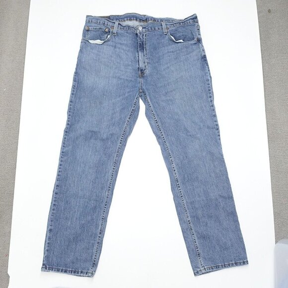 Levi's Denim Jeans Mens Size W34xL30 Blue High Rise Regular Fit 5-Pockets Design - Picture 1 of 10